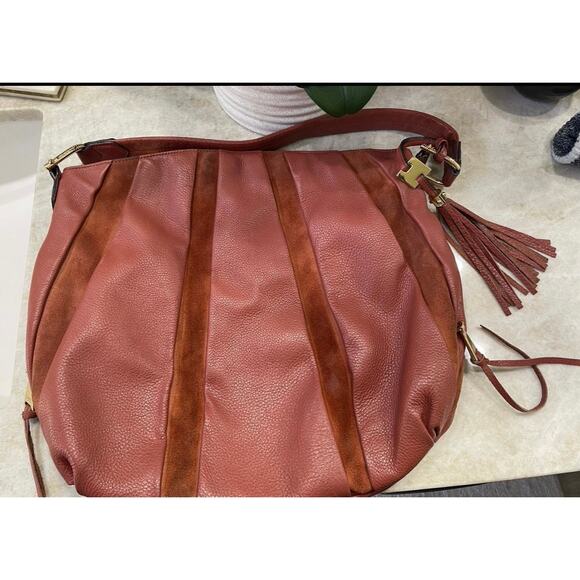 Aimee Kestenberg Teracotta color large leather hobo gorgeous color!! - Picture 9 of 16